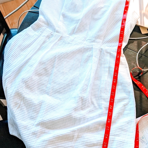 GAP sz 4 two layer white cotton mini dress - Picture 4 of 11